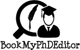 Dark Logo | BookMyPhDEditor | Premium Editing Service for PhD Thesis & Dissertation